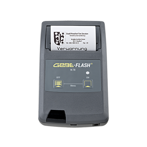 GeBE Picture Belegdrucker mit Akku, handlich für mobile Einsätze: Thermodrucker GeBE-FLASH®